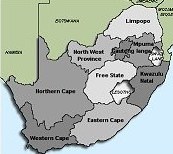 South Africa provinces